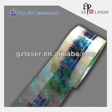 Hologram adhesive bopp tape manufacturer